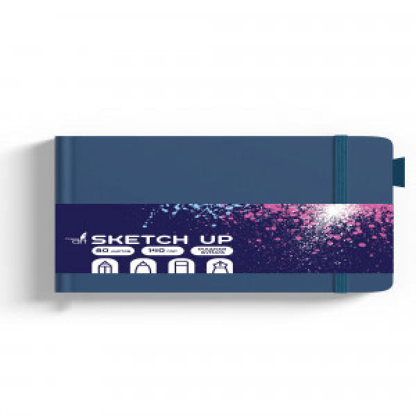 Sketchbook A5 80f СК5805250 SKETCH UP. Ночной piele artif. Elastic buzunar
