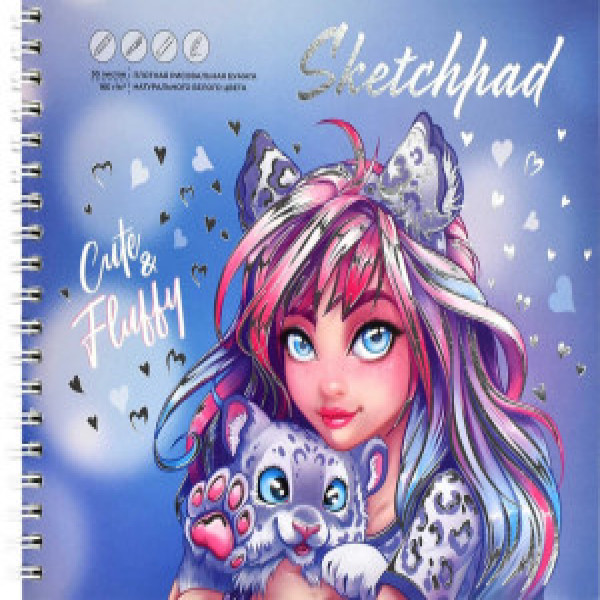 Sketchpad Album desen 30 foi 168x195 РОМАНТИЧНЫЕ ДЕВУШКИ 64895