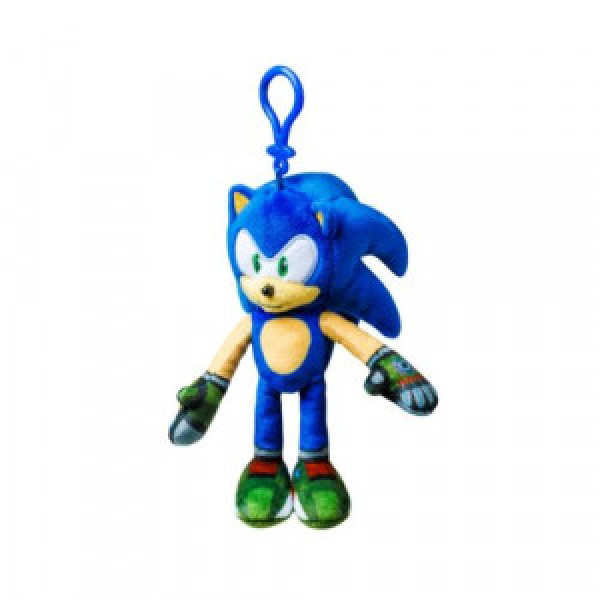 Sonic Prime - Jucarie de plus cu agatatoare, 15 cm S1 SON7202