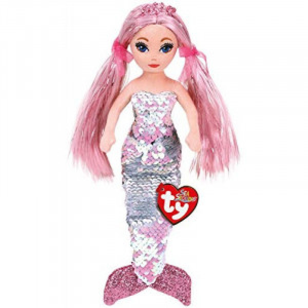 TY02100 TM CORA - sequin pink mermaid 27 cm