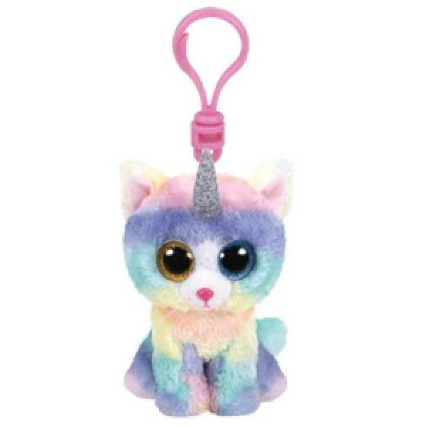 TY35232 Breloc — Pisicuta multicolor Heather 12 см (Beanie Boos)