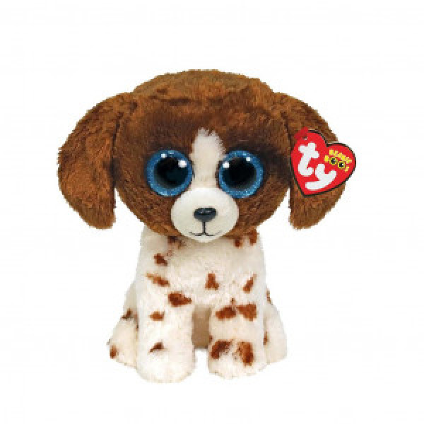 TY36487 BB MUDDLES - brown white dog 24 cm