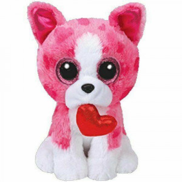 TY37162 BB ROMEO - pink dog 24 cm