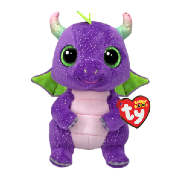 TY37362 Dragonul violet Daphne 15 cm (Beanie Boos)