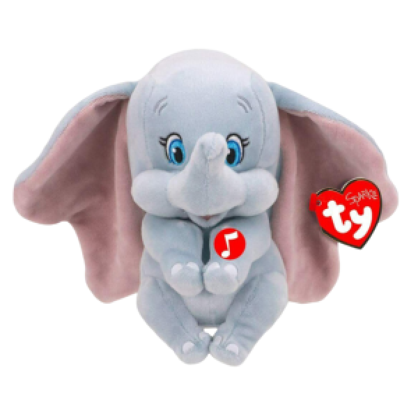 TY41095 Elefantul Dumbo 15 сm (Sparkle) efecte sonore