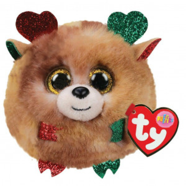 TY42517 Ty Puffies FUDGE - reindeer 8 cm