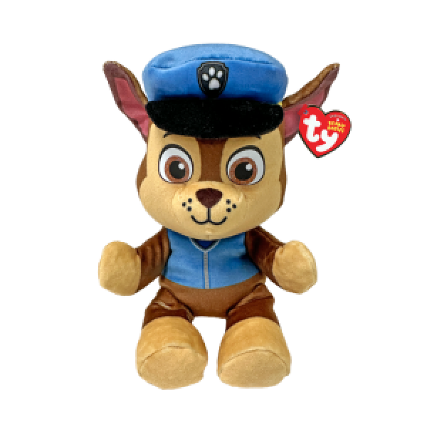 TY44014 Catelus de politie Chase 15/20 cm (Beanie Babies)