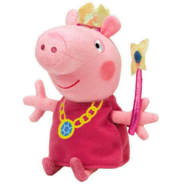 TY46129 Purcelusa Peppa Printesa 15см (Beanie Babies)