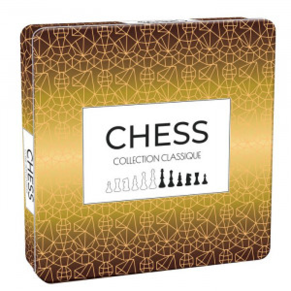 Joc de masa SAH TAC Chess Tin Box 14001
