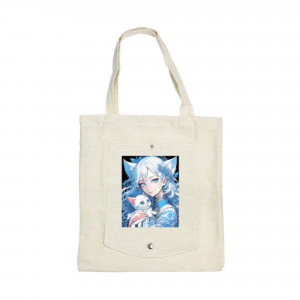 Torbita-portmoneu 60684 Аниме девушка с кошкой 37х40см