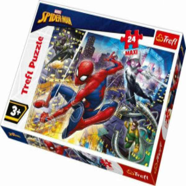 Trefl 14289 Puzzles - "24 Maxi" - Fearless Spider-Man