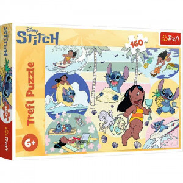 Trefl 15431 Puzzles - 160 - Stitch rules / Disney Lilo&amp;Stitch_FSC Mix 70%