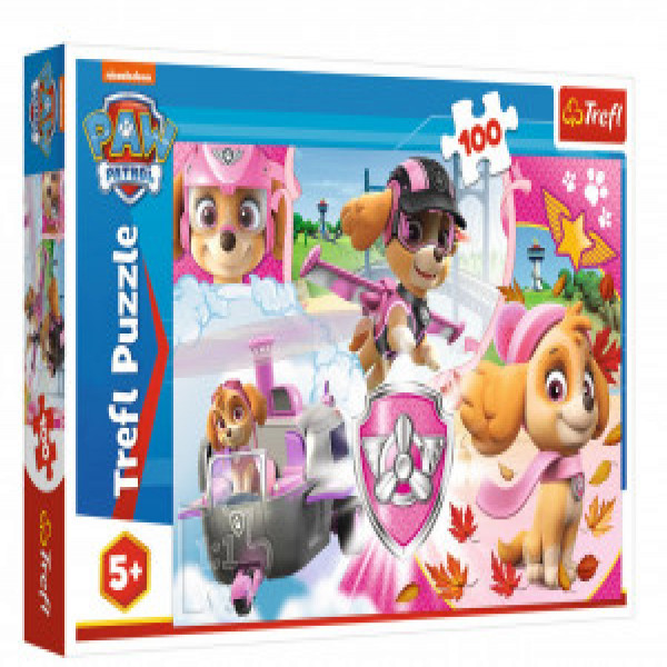 Trefl 16368 Puzzles - "100" - Skye in action   Viacom Paw Patrol