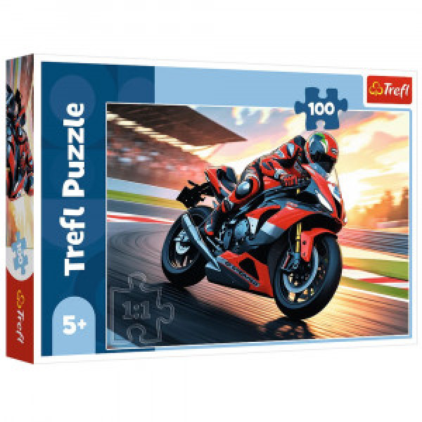 Trefl 16489 Puzzles - 100 - Fast motorbike