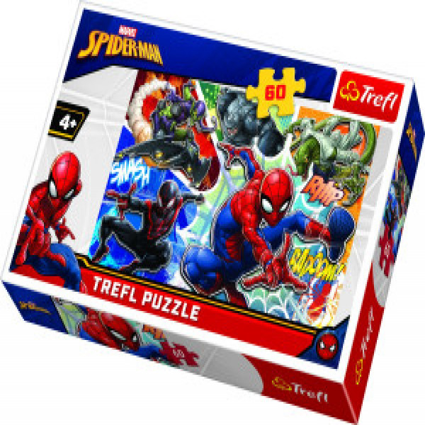 Trefl 17311 Puzzles - "60" - Brave Spider-Man   Disney Marvel