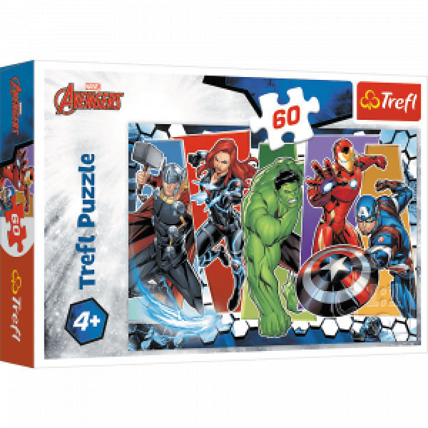 Trefl 17357 Puzzles - "60" - The Avengers Invincible   Disney Marvel The Avengers