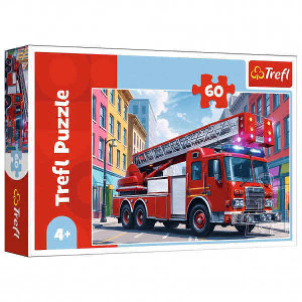 Trefl 17405 Puzzles - 60 - Fire truck