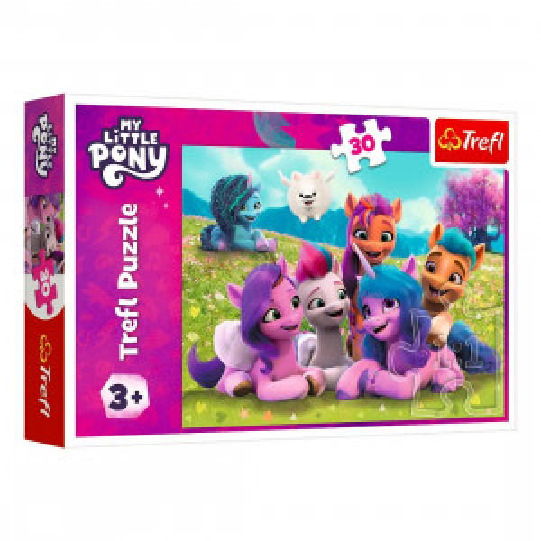 Trefl 18299 Puzzles - "30" - Friendly Ponies / Hasbro, My Little Pony