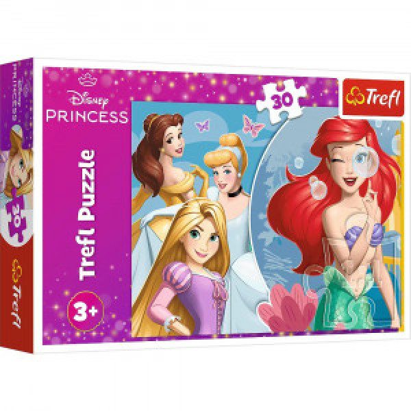 Trefl 18308 Puzzles - 30 - Beautiful princess day / Disney Princess