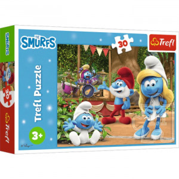 Trefl 18312 Puzzles - 30 - Smurfette and Smurfs / The Smurfs