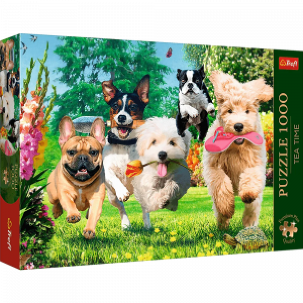 Trefl 10800 Puzzles - 1000 Premium Plus - Tea Time: Here Comes Trouble!