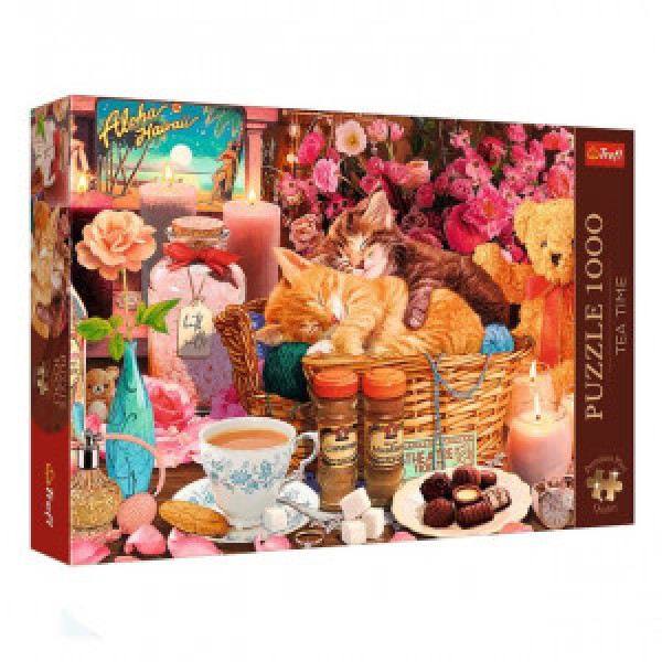 Trefl 10802 Puzzles - "1000 Premium Plus" - Tea Time: All Things Nice_FSC Mix 70%