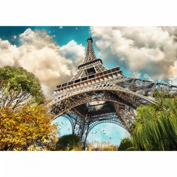 Trefl 10815 Puzzles - 1000 Premium Plus - Photo Odyssey: Eiffel Tower in Paris, France_FSC Mix 70%