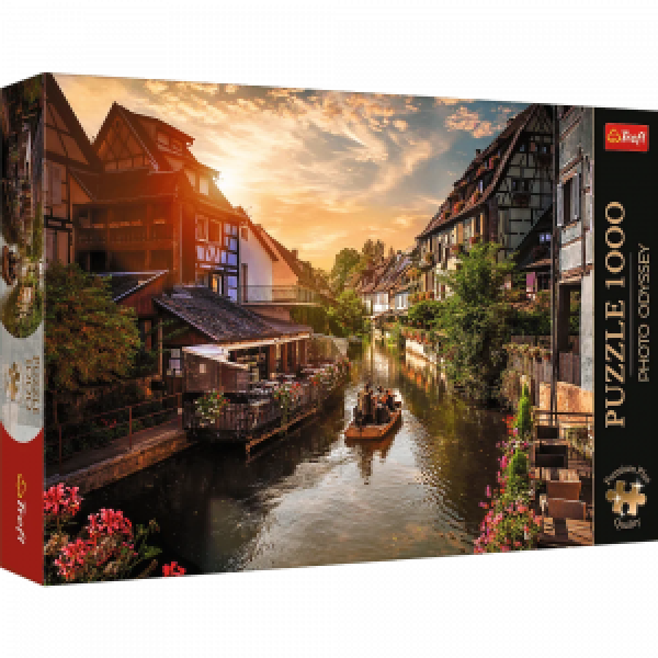 Trefl 10816 Puzzles - 1000 Premium Plus - Photo Odyssey: Little Venice in Colmar, France