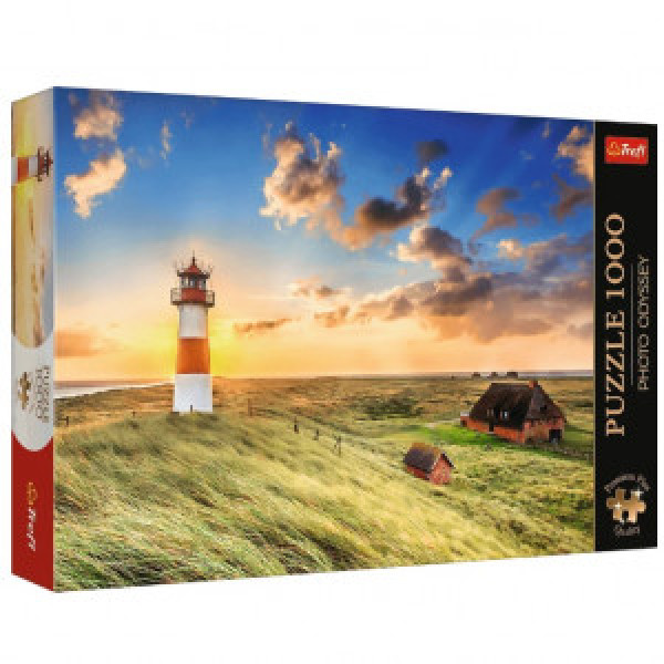 Trefl 10823 Puzzles - 1000 Premium Plus - Photo Odyssey: List-Ost Lighthouse, Germany