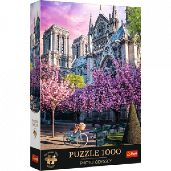 Trefl 10858 Puzzles - "1000 Premium Plus" - Photo Odyssey: Notre-Dame Cathedral of Paris_FSC Mix 70%