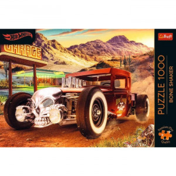 Trefl 12091 Puzzles - 1000 Premium Plus - Hot Wheels: Bone Shakerl_FSC Mix 70% / Hot Wheels