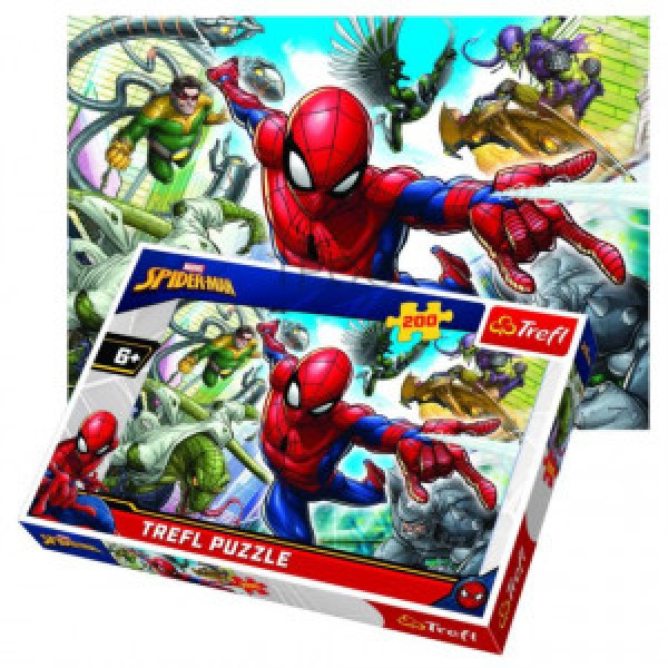Trefl 13235 Puzzles - "200" - Born to be a superhero   Spiderman