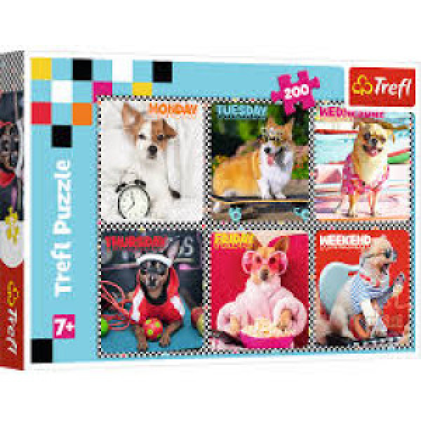 Trefl 13279 Puzzles - "200" - Happy dogs / Trefl