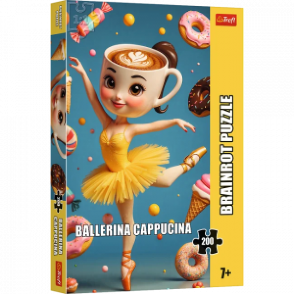 Trefl 13362 Puzzles - 200 - BrainRots Ballerina Cappucina