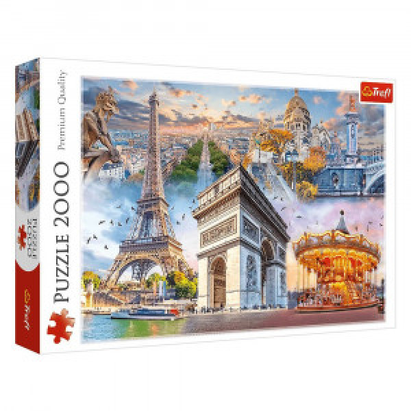 Trefl 27125 Puzzles - 2000 - Weekend in Paris