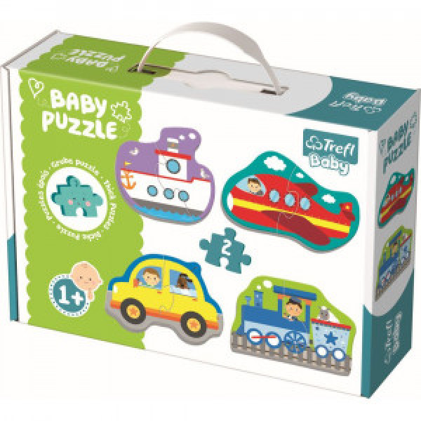 Trefl 36075 Puzzles - "Baby Puzzle" - Transport vehicles / Baby