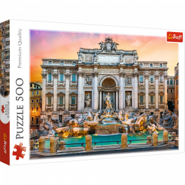 Trefl 37292 Puzzles - "500" - Fontanna di Trevi, Rome   500 px