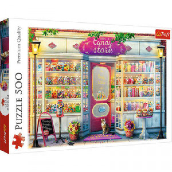 Trefl 37407 Puzzles - "500" - Candy store