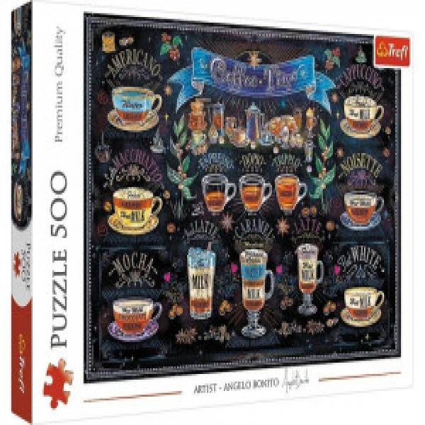 Trefl 37449 Puzzles - "500" - Coffee Time
