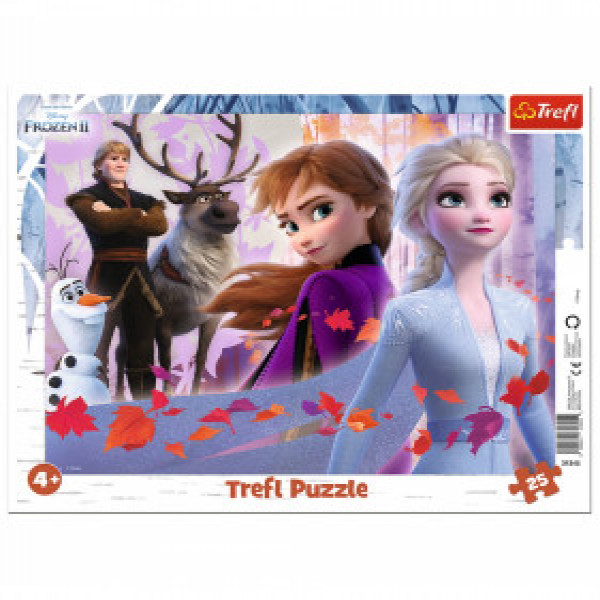 Trefl 31345 Puzzles - "25 Frame" - Adventures in the Frozen / Disney Frozen 2