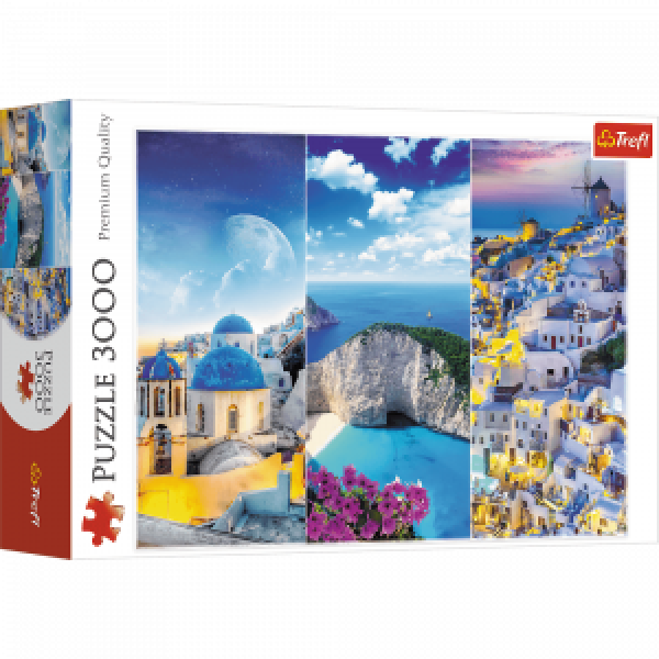 Trefl 33073 Puzzles - "3000" - Greek holidays