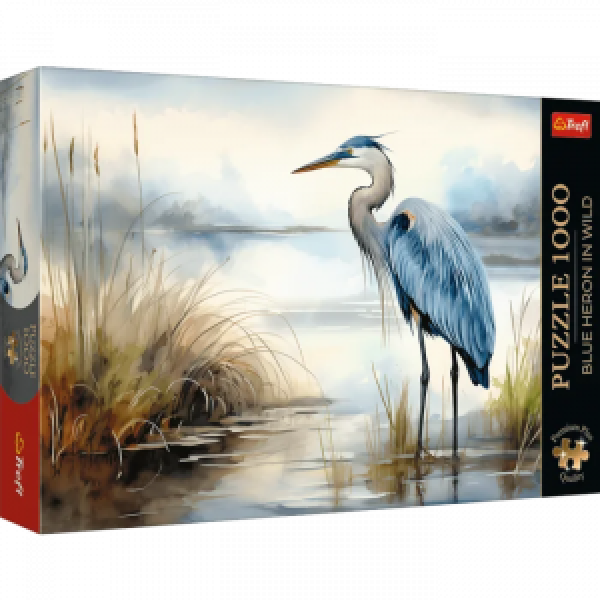 Trefl 99279 Puzzle - 1000 - Blue Heron in the Wild 1000 Piece Premium Plus_FSC Mix 70%