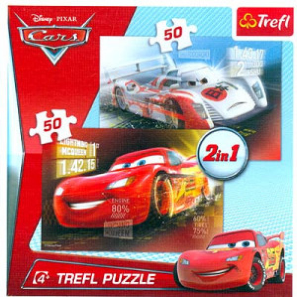 Trefl 91471 2x50 CARS_91471 / Disney Cars 2