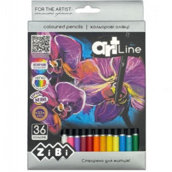 ZB.2435 Creioane colorate 36 culori., rotund, ART Line (6)