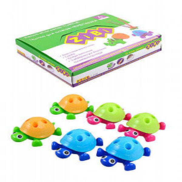 ZB.5535 Ascutitoare ЧЕРЕПАШКА c контейнером, 1 отв., 6buc. In displ