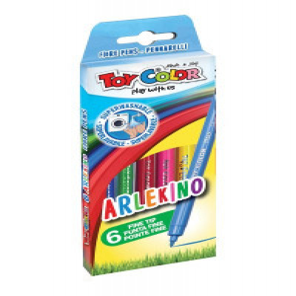 022 Carioci Box with hanger 6 superwashable Arlekino fibre pens