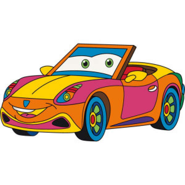 15121-AC Pictura pe numere Кабриолетик 25*30 см copii