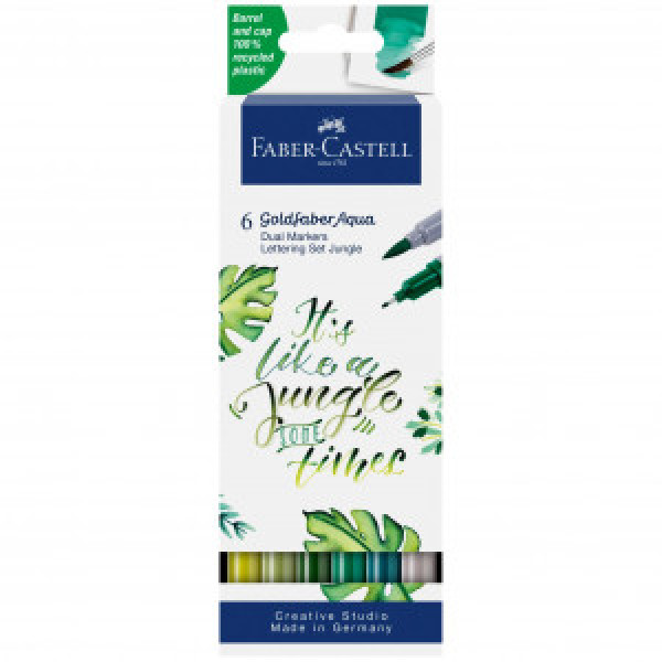 164517 Gofa Aqua Dual Marker Lettering Set Jung