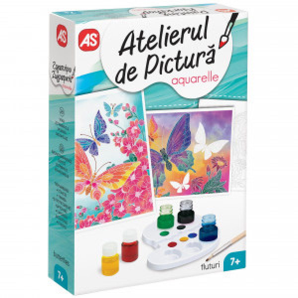 1038-11035 Agerino Atelier de pictura "Aquarelle: Fluturi"