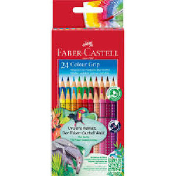 112424 Col.pencil Colour Grip cardboard/24x